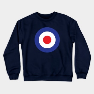 Brit pop, British Mod culture, Scooter, roundel Crewneck Sweatshirt